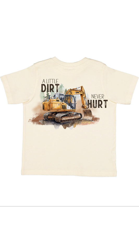 A Little Dirt Never Hurt | Boys Tee