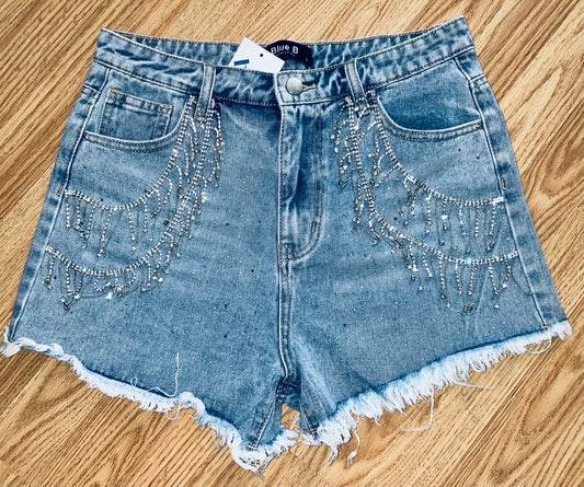 Glam Cowgirl - Jean Shorts