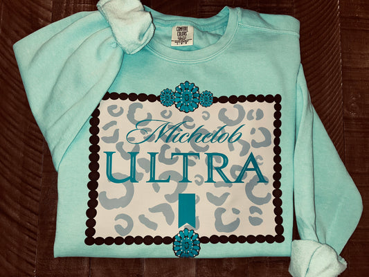Teal Michelob Ultra| Sweatshirt